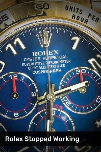 my rolex has stopped working|rolex stopped working after winding.